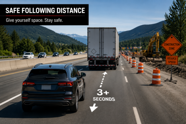 Follow safe distance